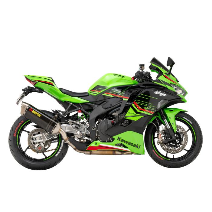 直送品 スウェッジラインプロ フロントホースキット カワサキ Ninja ZX-4RR／ZX-4R SE (24-25) Bremboキャリパー仕様 バイピース ステンレスブラック/ブラック | SWAGE-LINE | 07