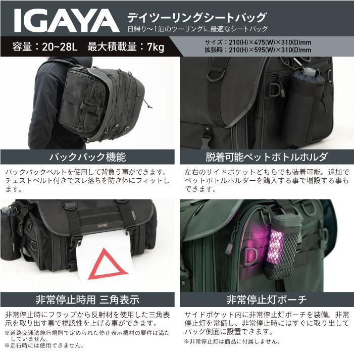 AKRAPOVIC（アクラポビッチ） イガヤ デイツーリングシートバッグ 20
