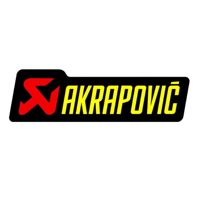 AKRAPOVIC（アクラポビッチ） 耐熱サイレンサー ステッカー 70X21mm