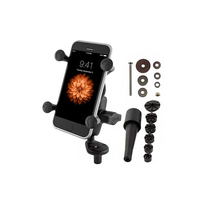 ラムマウント Xグリップ&ステムマウント スマートフォン用 テザー付 RAM MOUNT RAM-B-176-A-UN7U | RAM MOUNTS