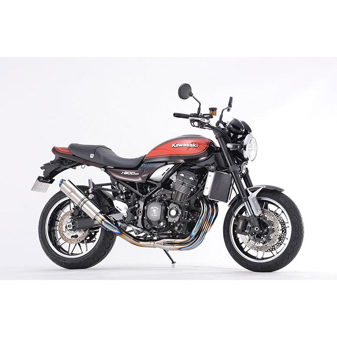 直送品 アールズギア ワイバンクラシック Rフルエキゾースト マフラー UPタイプ チタンポリッシュ カワサキ Z900RS/CAFE (17-22) R's Gear KAWASAKI WK31-EUTI | AKRAPOVIC