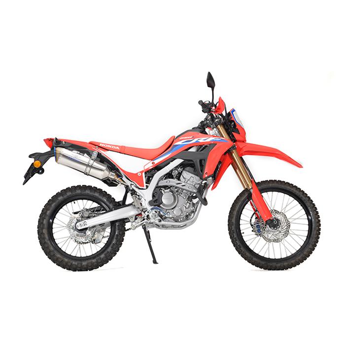 直送品 アールズギア ホンダ CRF250L/RALLY (21-22) (23-) リアルスペック フルチタン スリップオン チタンポリッシュ R's Gear HONDA RH64-T3ST | AKRAPOVIC