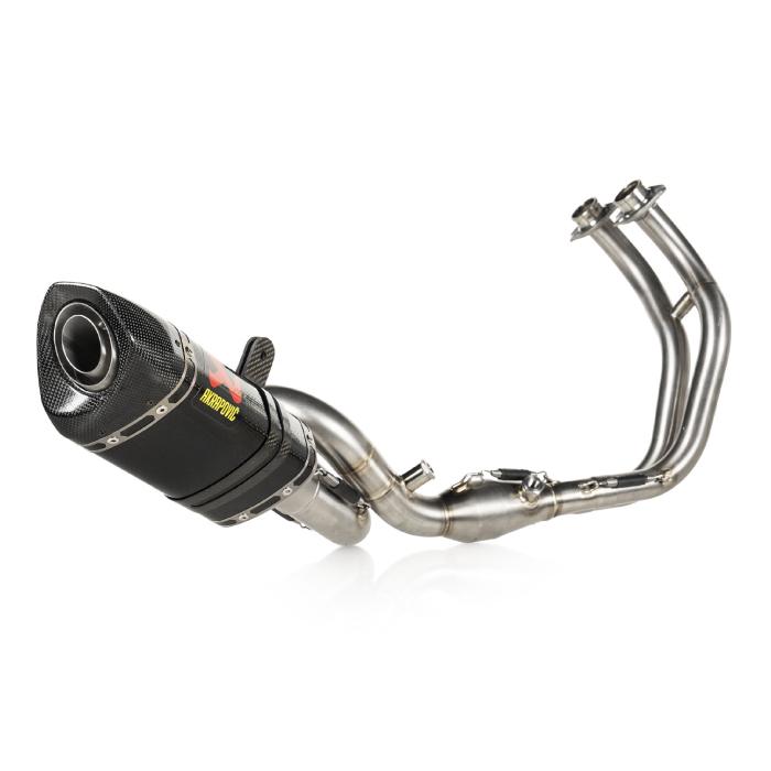 MT-07用マフラー　 AKRAPOVICカーボンファイバー マフラー AKRAPOVIC 直送品 アクラポビッチ レーシングライン カーボン
