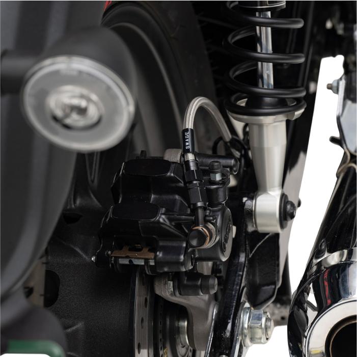 直送品 スウェッジラインプロ リアホースキット ホンダ GB350 (21-23) ステンレス/クリアホース SWAGE-LINE PRO HONDA STP0057Rの画像