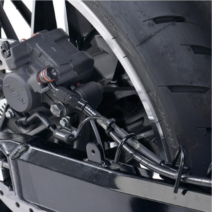 直送品 スウェッジラインプロ リアホースキット カワサキ Z900RS CAFE (21-23) ステンレス/クリアホース SWAGE-LINE PRO KAWASAKI STP776R