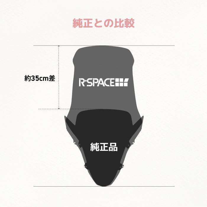 R-SPACE ウインドシールド スモーク ホンダ PCX (JK05・JK06 R-SPACE ウインドシールド スモーク ホンダ PCX (JK05・JK06