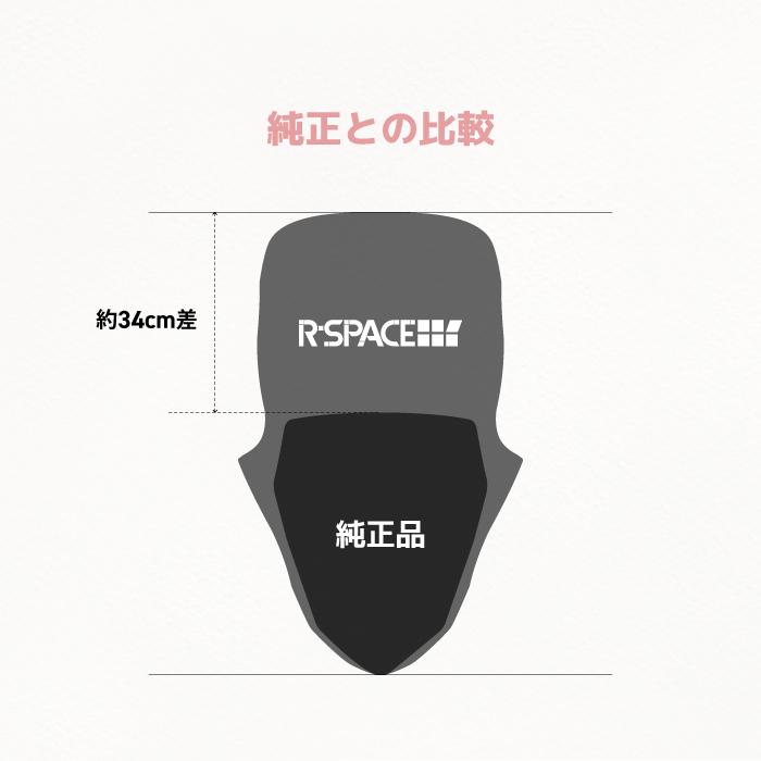 R-SPACE ウインドシールド クリア ヤマハ NMAX (SED6J・SG50J) 〜2020 YAMAHA アールスペース CLEAR バイク ロング スクリーン |  | 06