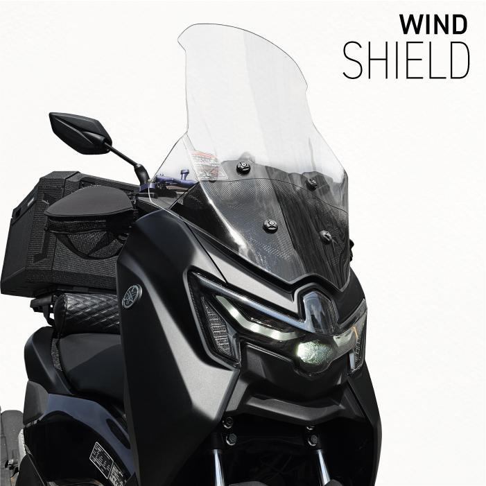 YAMAHA NMAX クリア　ハイスクリーン R-SPACE ウインドシールド クリア ヤマハ NMAX/NMAX155 (-24