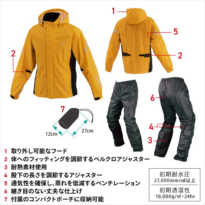 コミネ レインウェア RK-5393 ブレスターレインウェア