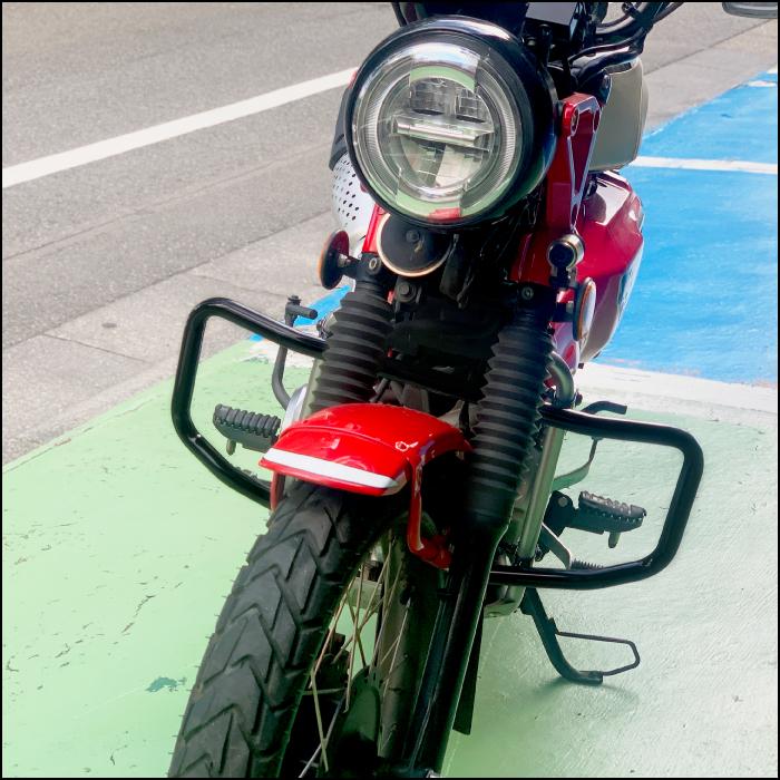 R-SPACE エンジンガード ブラック ホンダ CT125 JA55用 ハンターカブ