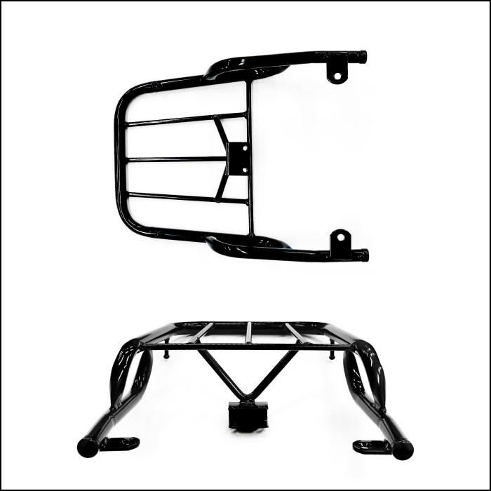 R-SPACE トップケースキャリア ブラック ホンダ CT125 ハンターカブ用 HONDA (JA55・JA65) アールスペース TOP CASE CARRIERの画像