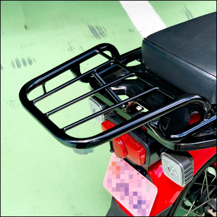 R-SPACE トップケースキャリア ブラック ホンダ CT125 ハンターカブ用 HONDA (JA55・JA65) アールスペース TOP CASE CARRIERの画像
