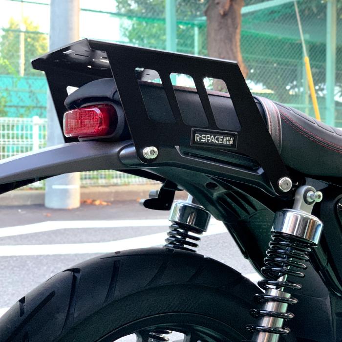 在庫限り] R-SPACE リアキャリア ブラック ホンダ GB350S用 HONDA