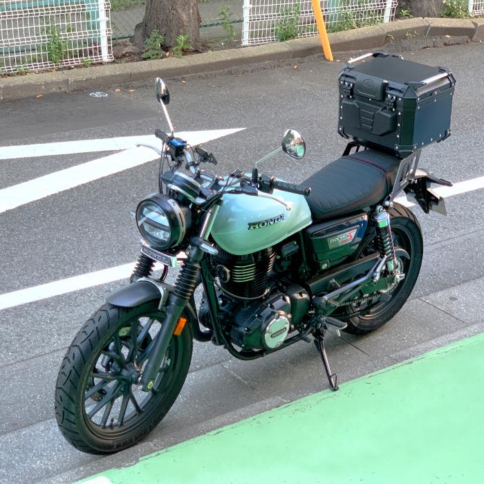 在庫限り] R-SPACE リアキャリア ブラック ホンダ GB350S用 HONDA 