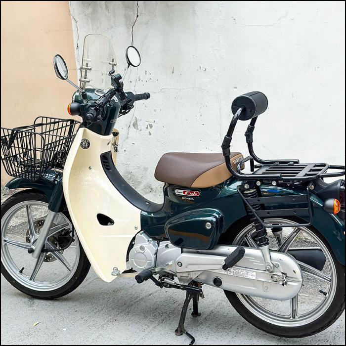 3本セットです。 R-SPACE アジャスト バックレスト ブラック ホンダ スーパーカブ110