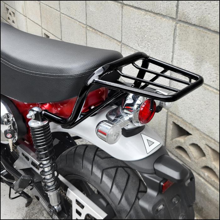 R-SPACE リアキャリア 一体型 ブラック ホンダ ダックス125用