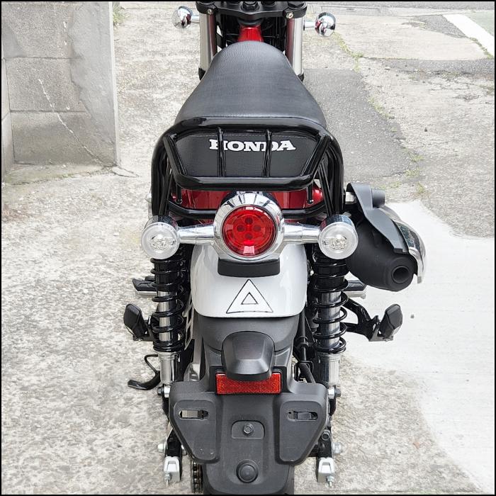 R-SPACE リアキャリア 一体型 ブラック ホンダ ダックス125用 HONDA