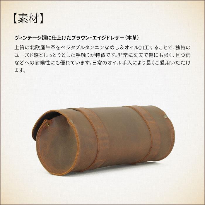 ロングライド クラシック エイジドレザー 4L ブラウン LONGRIDE CUS