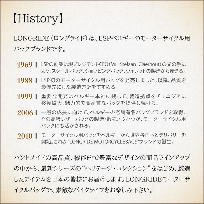 ロングライド クラシック エイジドレザー 4L ブラウン LONGRIDE CUS 120 R ユニバーサル ツールバッグ バイク ツーリングの画像
