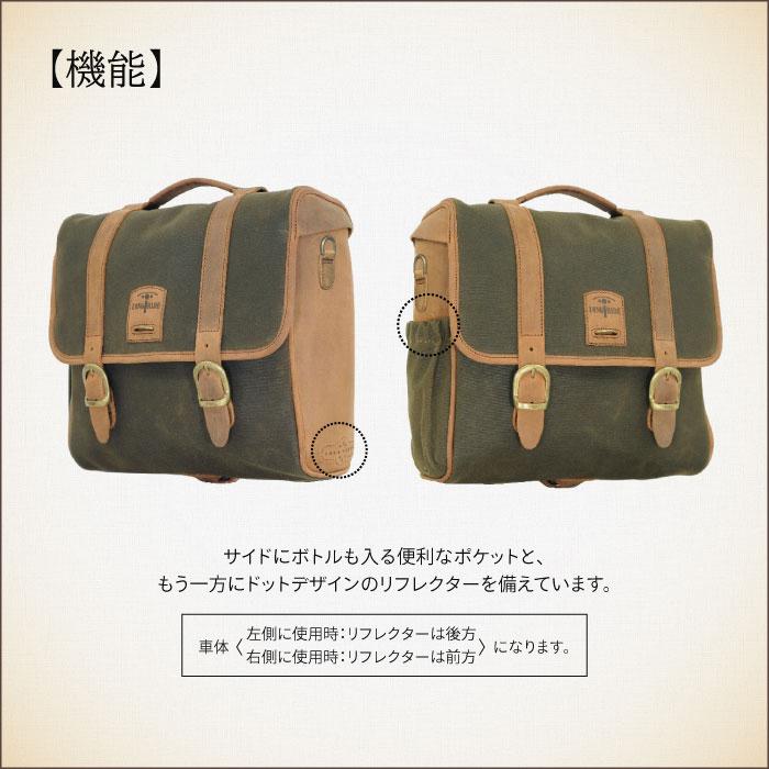 ロングライド ヘリテージ フラップトップ 12.5L カーキ CLICK-ON