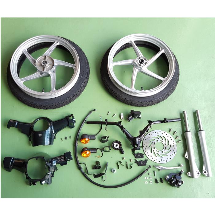 スーパーカブ JA44 ディスクブレーキ化キット グリーン 取付説明書なし