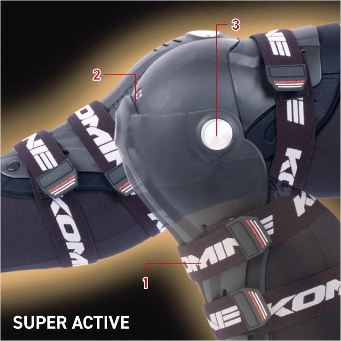 コミネ（Komine） プロテクター SK-609 スーパーアクティブニー