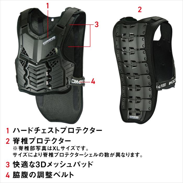 コミネ プロテクター SK-688 Mサイズ スプリームボディ コミネ プロテクター SK-688 Mサイズ スプリームボディ