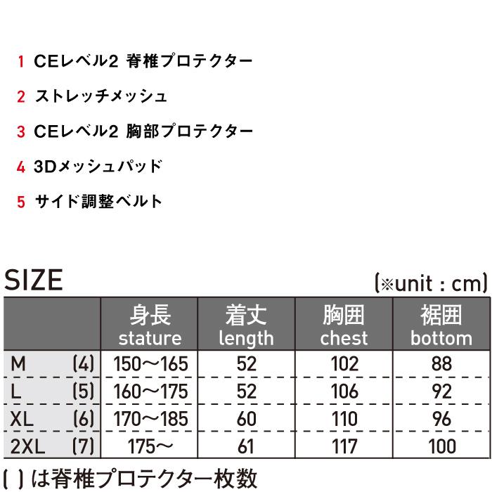 コミネ プロテクター SK-821 CEレベル2ボディアーマードベスト コミネ プロテクター SK-821 CEレベル2ボディアーマードベスト