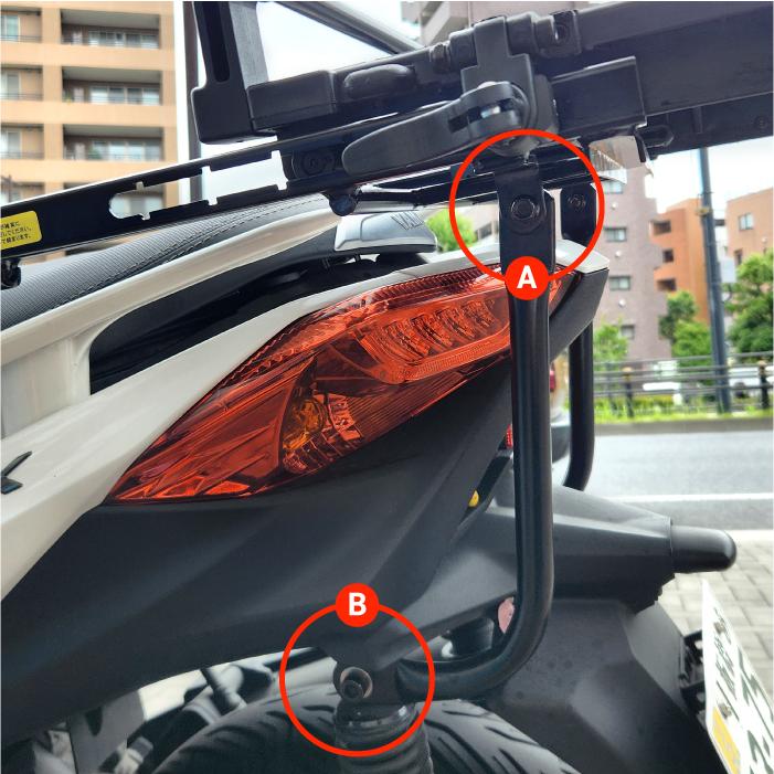 R-SPACE スライドキャリア ヤマハ XMAX SG70J 2023〜用 リア 大型