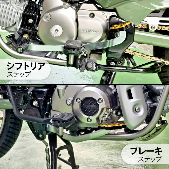 オドリス ステップカバー シフトリア・ブレーキ 左右セット ハンター