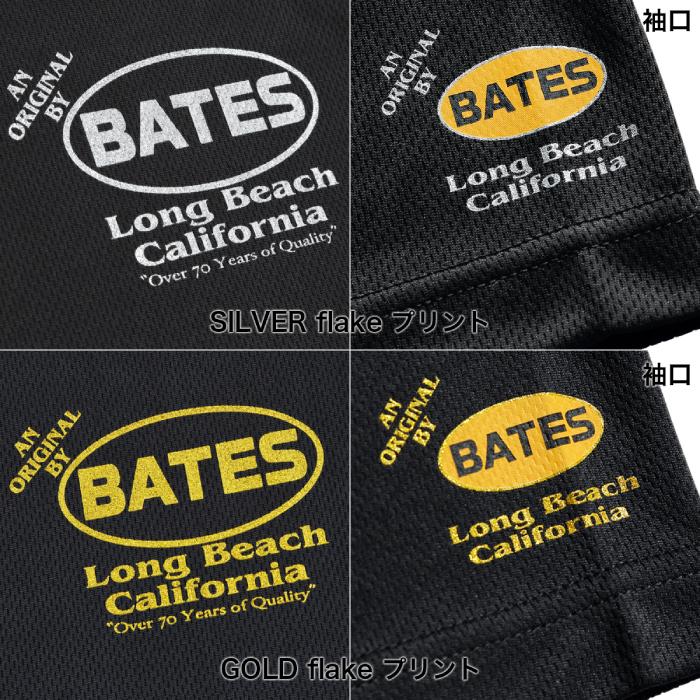 ベイツＴシャツ BAT-S55MF Cool-Tex Ｔシャツ フレークプリント BATES バイク 春夏