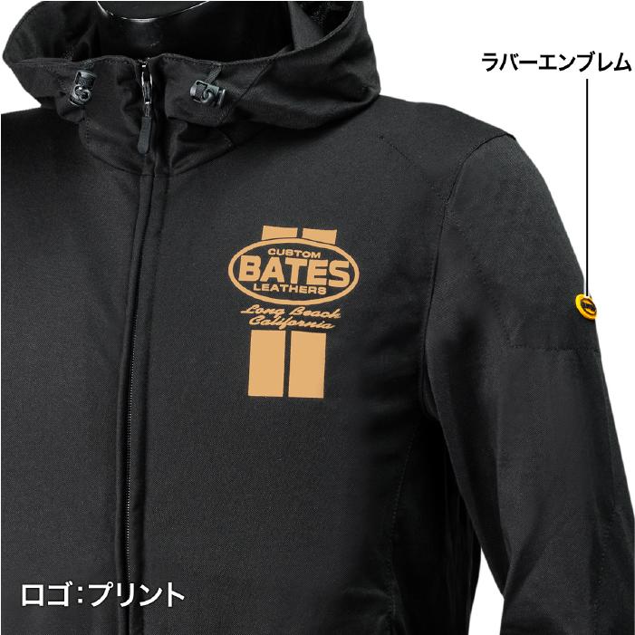 BATES（ベイツ） BJCT-FT025P ライトメッシュパーカ バイク アメリカン