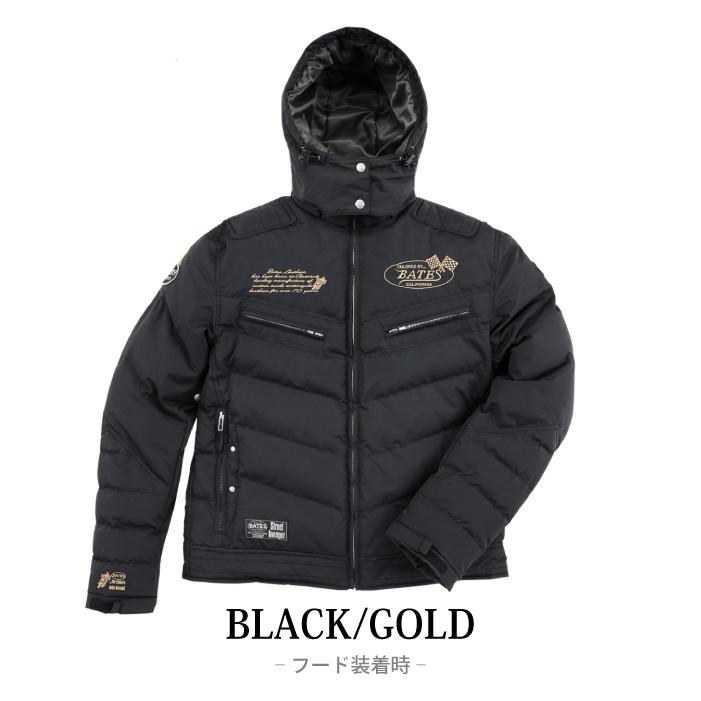 ライダーズジャケットBATES BATES ベイツ SA-N2455 中綿入りナイロンジャケット バイク