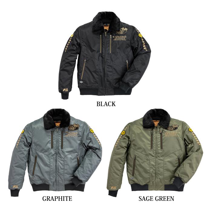 BATES ベイツ SA-N2454中綿入りナイロンジャケット SA-N2454 ベイツ 中綿入りナイロンジャケット | BATES バイク