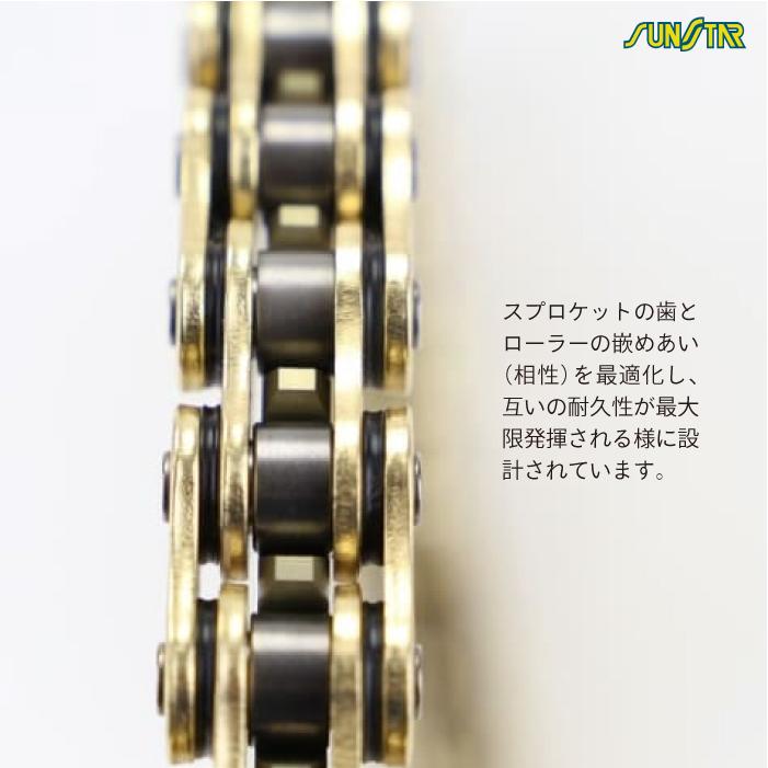 サンスター チェーン＆スプロケット 3点セット ヤマハ MT-03 MT-25 YZF