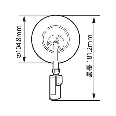 TANAX タナックス ナポレオン ANC-104 バレンネオミラーC TANAX タナックス ナポレオン ANC-104 バレンネオミラーC