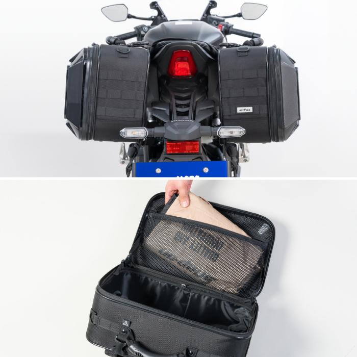 TANAX（タナックス） ツアーシェルケース M（グロスブラック）TANAX