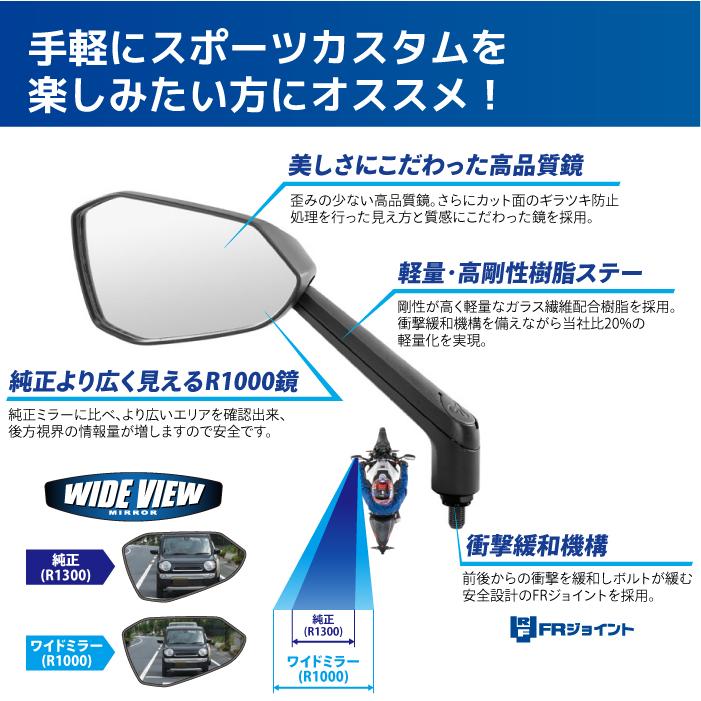 TANAX（タナックス） ナポレオン NA-001L リッジミラーL (左側) TANAX