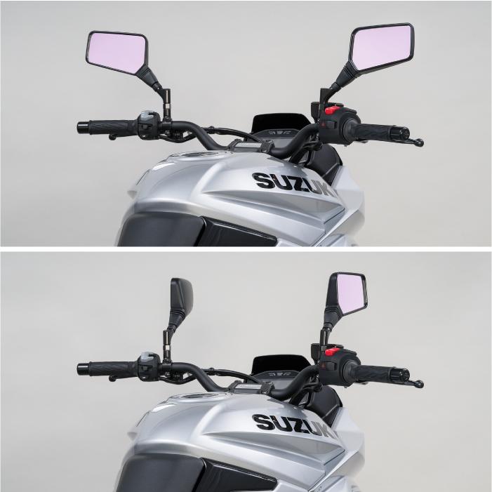 タナックスナポレオンミラー TANAX（タナックス） バイクミラー ナポレオン シャークミラー6