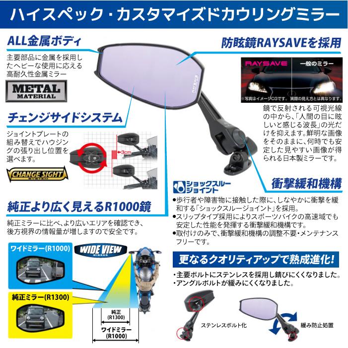 TANAX（タナックス） ナポレオン NC-004 カウリングミラー14 TANAX