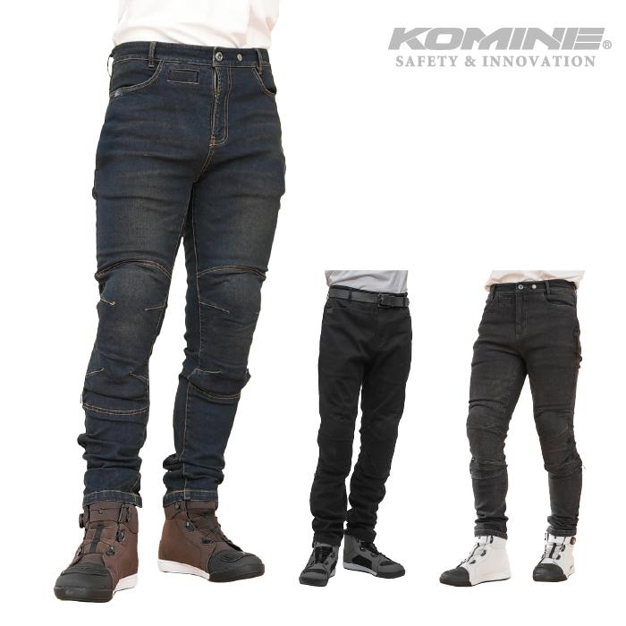【美品】コミネ ジーンズ KOMINE バイクジーンズ　Lサイズ コミネ ジーンズ WJ-731S フルイヤーケブラージーンズ KOMINE 07