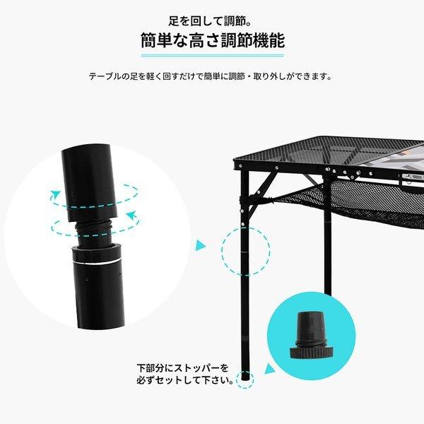 KZM OUTDOOR（カズミ アウトドア） KZM キャンプ テーブル 軽量 机