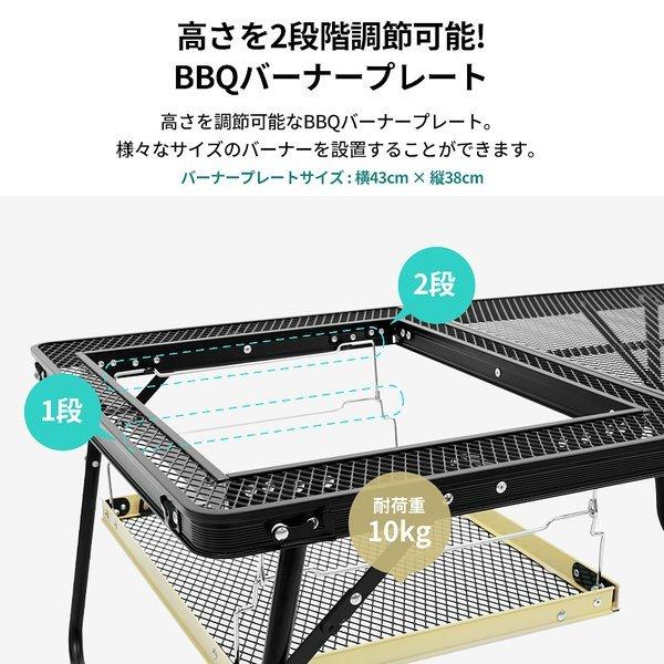 KZM OUTDOOR アウトドア テーブル キャンプテーブル 軽量