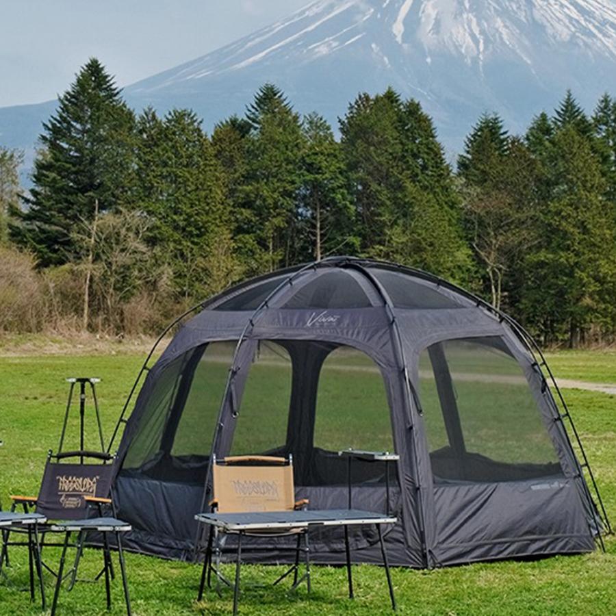 KZM OUTDOOR ビバドームシェルタープライム ブラック 改良版 KZM OUTDOOR ビバドームシェルタープライム ブラック 改良版