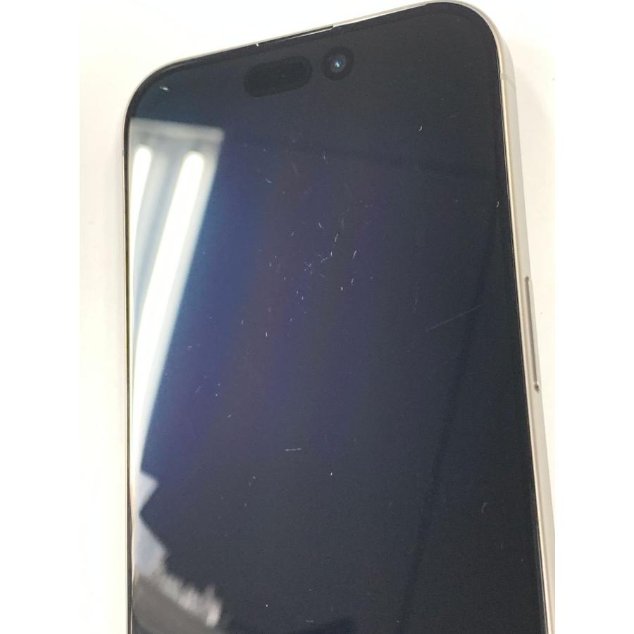 電池87% iPhone15 Pro 512GB ナチュラルチタニウム SIMフリー : JM