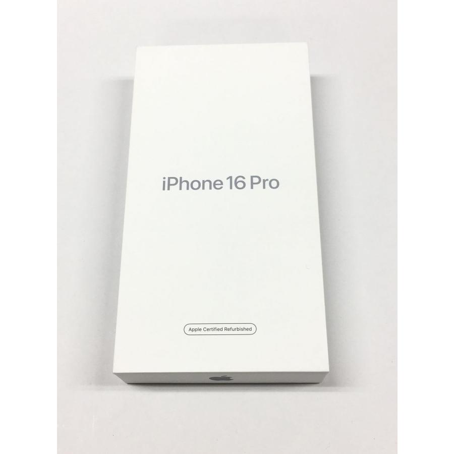 未開封品】iPhone 16 Pro 128GB ブラックチタニウム SIMフリー / Apple