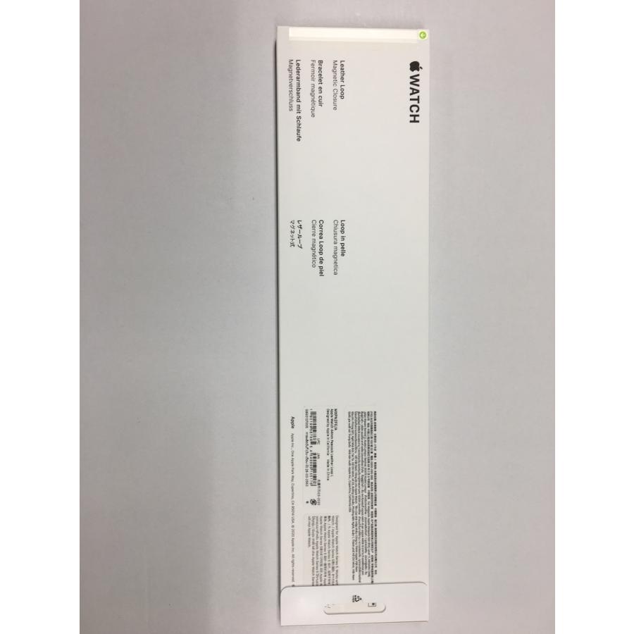 Apple 新品未開封品 Watch 44mm/45mm/46mm用レザーループバンド
