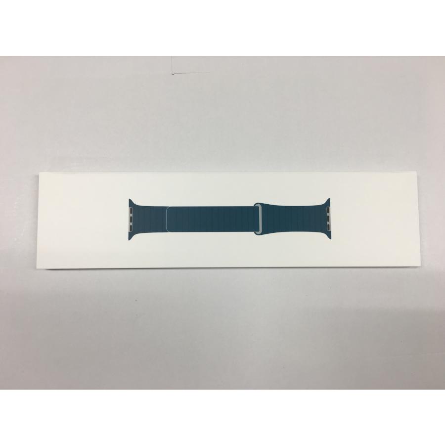 Apple 新品 Apple純正品 Watch 44mm/45mm/46mm用レザーループバンド【L