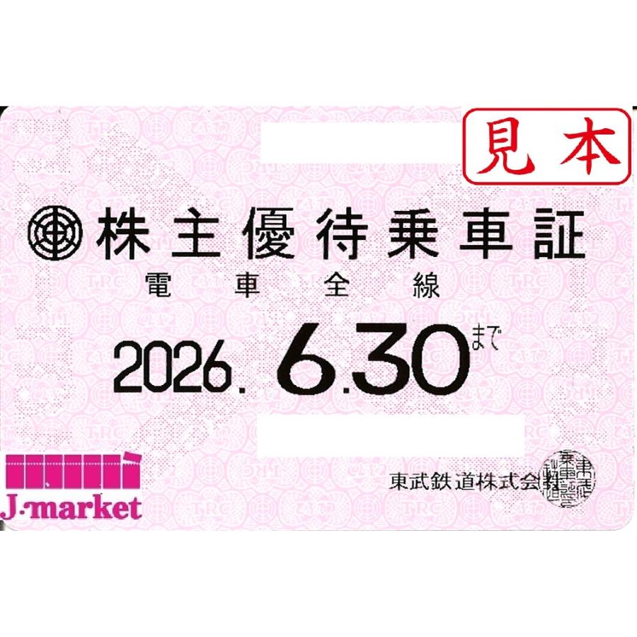 商談中）東武鉄道 電車全線 株主優待乗車証 （定期型）1枚 