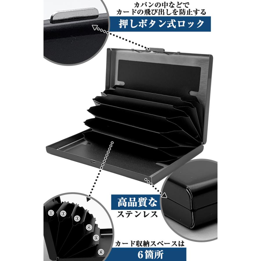 クレジットカードケース スキミング防止 メンズ 小さく 薄いカード